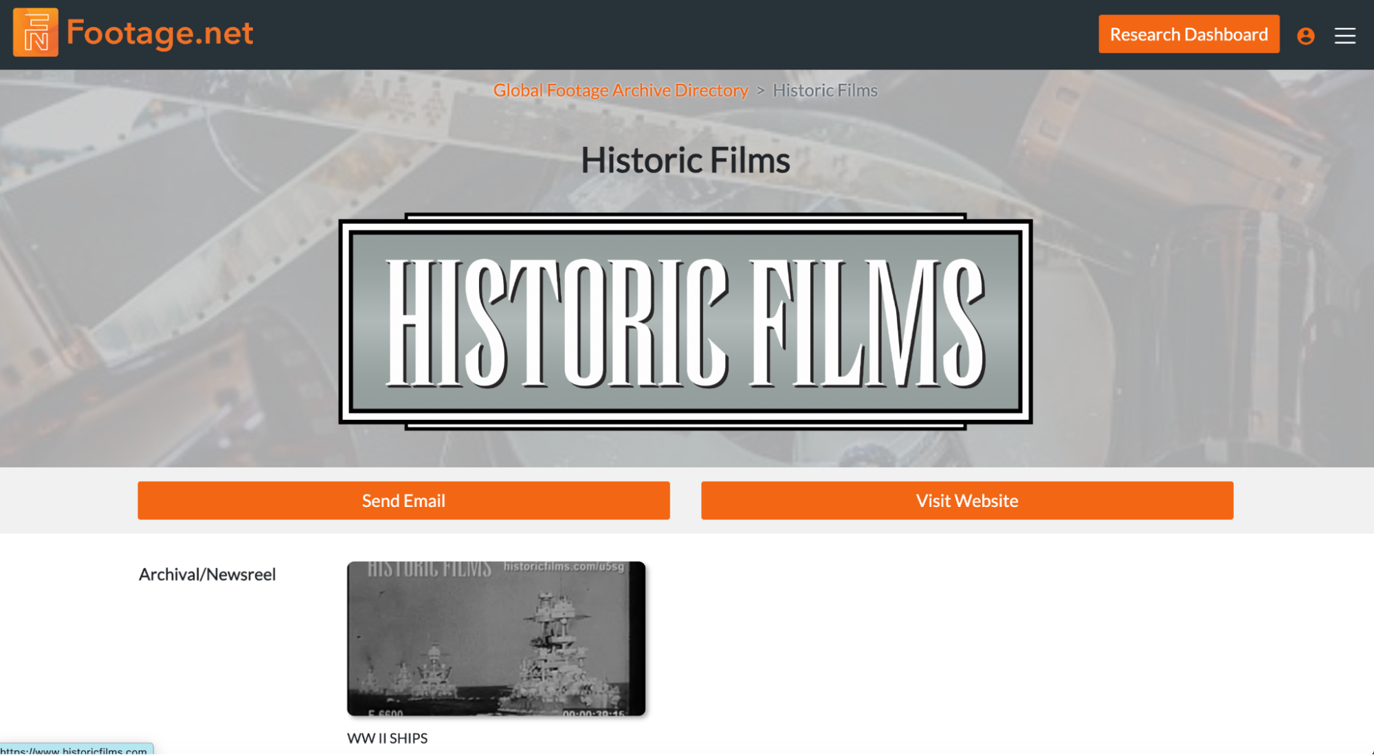 Historic Films Global Footage Archive Directory Listing