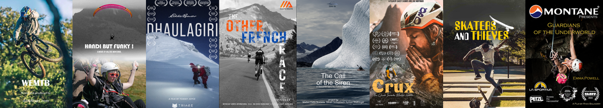 Video title reel showcasing the Extreme & Urban Sports Collections on INA Mediapro